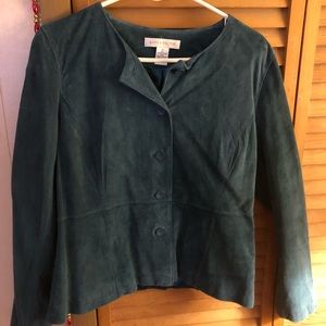 Ladies teal blazer